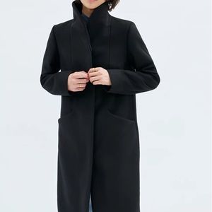 Aritzia cocoon cashmere long coat